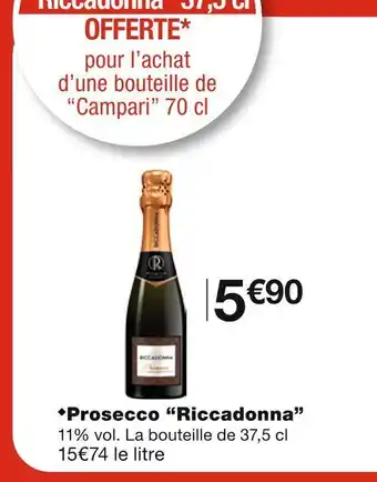 Monoprix Riccadonna prosecco offre