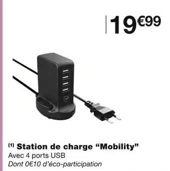 Monoprix Mobility station de charge offre