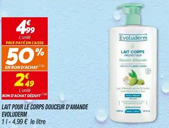 Netto Evoluderm lait pour le corps douceur d'amande offre