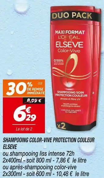 Netto Elseve shampooing color-vive protection couleur offre
