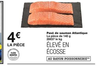 Monoprix Pavé de saumon atlantique offre
