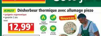 Norma Desherbeur thermique avec allumage piezo offre