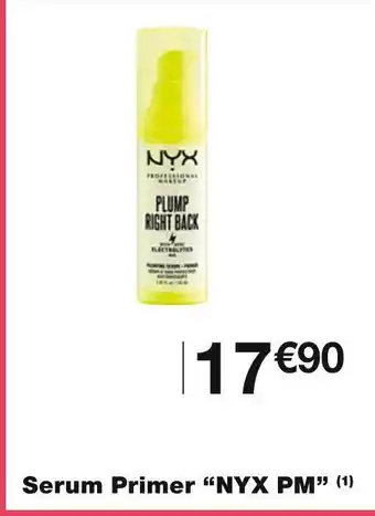 Monoprix Nyx pm serum primer (1) offre