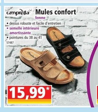 Norma Mules confort offre