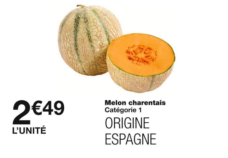 Monoprix Melon charentais offre
