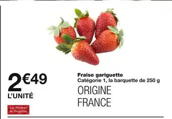 Monoprix Fraise gariguette offre