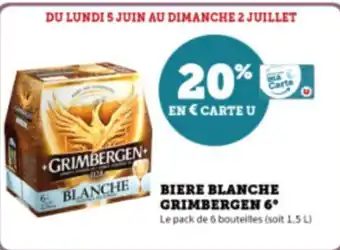 BIERE BLANCHE GRIMBERGEN 6°