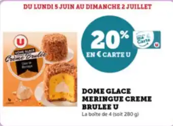DOME GLACE MERINGUE CREME