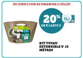 Super U KIT TUYAU EXTENSIBLE U 15 MÈTRES offre