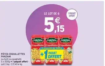 Intermarché PÂTES COQUILLETTES PANZANI offre