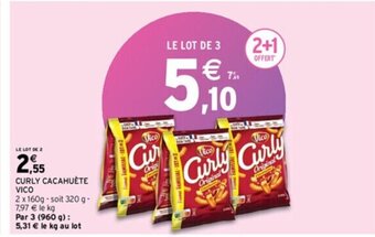 Intermarché CURLY CACAHUÈTE VICO offre