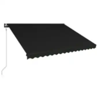 E.Leclerc Brico Vidaxl auvent rétractable automatique 400x300 cm anthracite offre