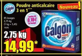 Norma Poudre anticalcaire 3 en 1 offre