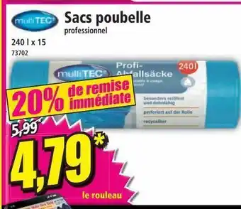 Norma Sacs poubelles offre