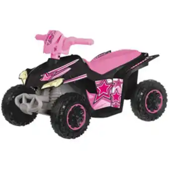 King Jouet Quad électrique pink 6 volt offre