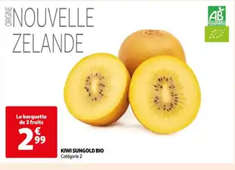 KIWI SUNGOLD BIO Catégorie 2