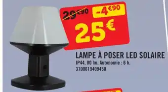 E.Leclerc LAMPE À POSER LED SOLAIRE offre