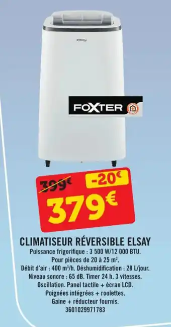 E.Leclerc CLIMATISEUR RÉVERSIBLE ELSAY offre