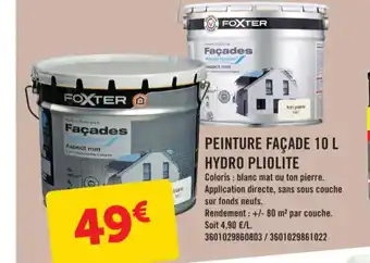 PEINTURE FAÇADE 10 L HYDRO PLIOLITE