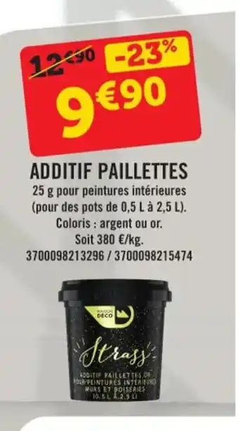 ADDITIF PAILLETTES