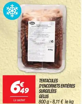 Netto TENTACULES D'ENCORNETS ENTIÈRES SURGELÉES offre
