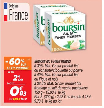 BOURSIN AIL&FINES HERBES