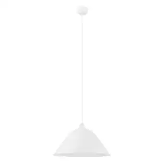 Castorama Suspension calume goodhome blanc 48cm ip20 e27 offre