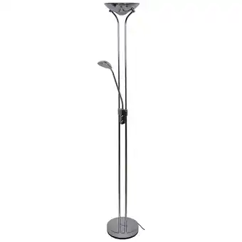 Castorama Éclairage au sol led intégréevariable pulmoz 2000lm 15w ip20 goodhome argent offre