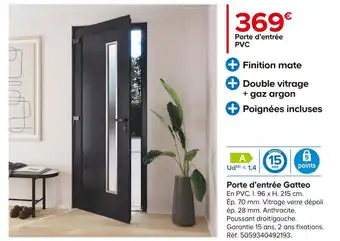 Castorama Porte d’entrée gatteo offre
