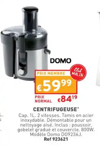 CENTRIFUGEUSE*