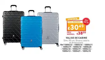 Trafic VALISE DE CABINE offre