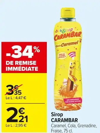 Carambar sirop