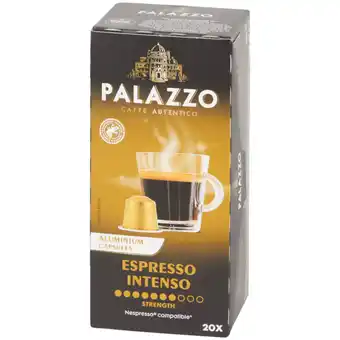 Action Palazzo capsules de café palazzo espresso intenso offre