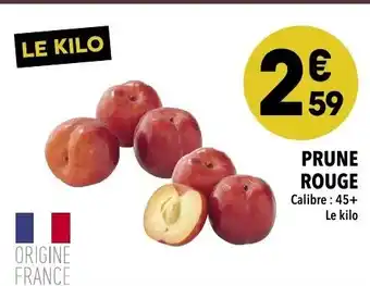 Supeco Prune rouge offre