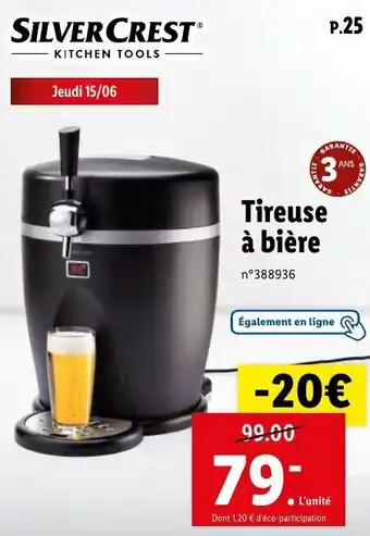 Lidl Tireuse à bière offre