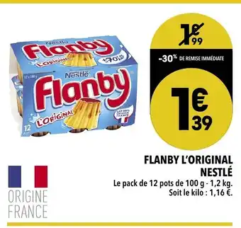 Supeco Flanby l'original nestlé offre