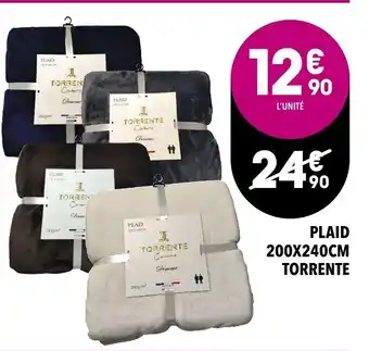 Plaid 200x240cm torrente