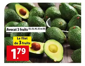 Lidl Avocat 3 fruits offre
