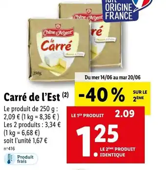 Lidl Carré de l'Est (²) offre