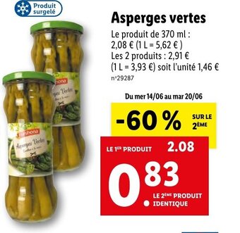 Asperges vertes