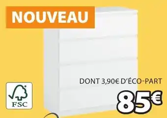 JYSK 4 Tiroirs offre