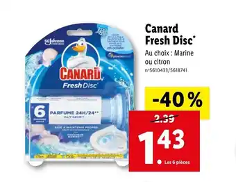 Lidl Canard Fresh Disc* offre