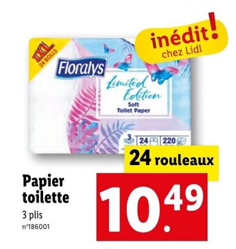 Lidl Papier toilette offre