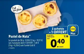 Lidl Pastel de Nata** offre