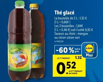 Lidl Thé glacé offre