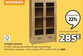 JYSK Vitrine lintrup offre