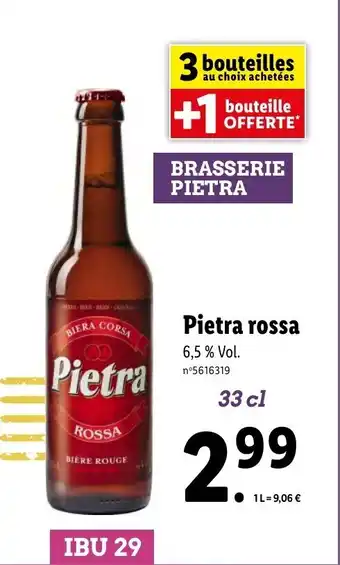 Lidl Pietra rossa offre