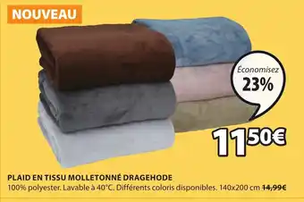 JYSK Plaid en tissu molletonné dragehode offre