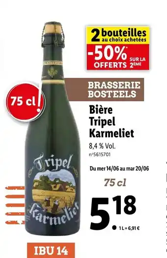 BiĂšre Tripel Karmeliet