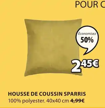 JYSK Housse de coussin sparris offre